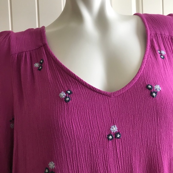 PRICE⬇️ Free People Pink Embroidered Minidress - Picture 5 of 8